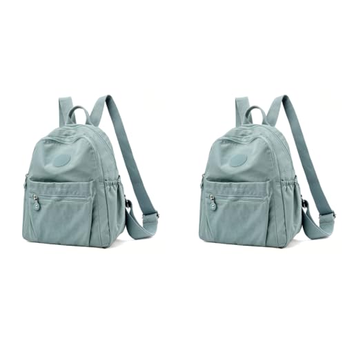 PALAY® Womens Backpack Nylon Shoulder Bag Small Casual Backpacks Antitheft Multi Function School Daily Girls Travel 2 PCS PALAY® Womens Backpack Nylon Shoulder Bag Small Casual Backpacks Antitheft Multi Function School Daily Girls Travel 2 PCS